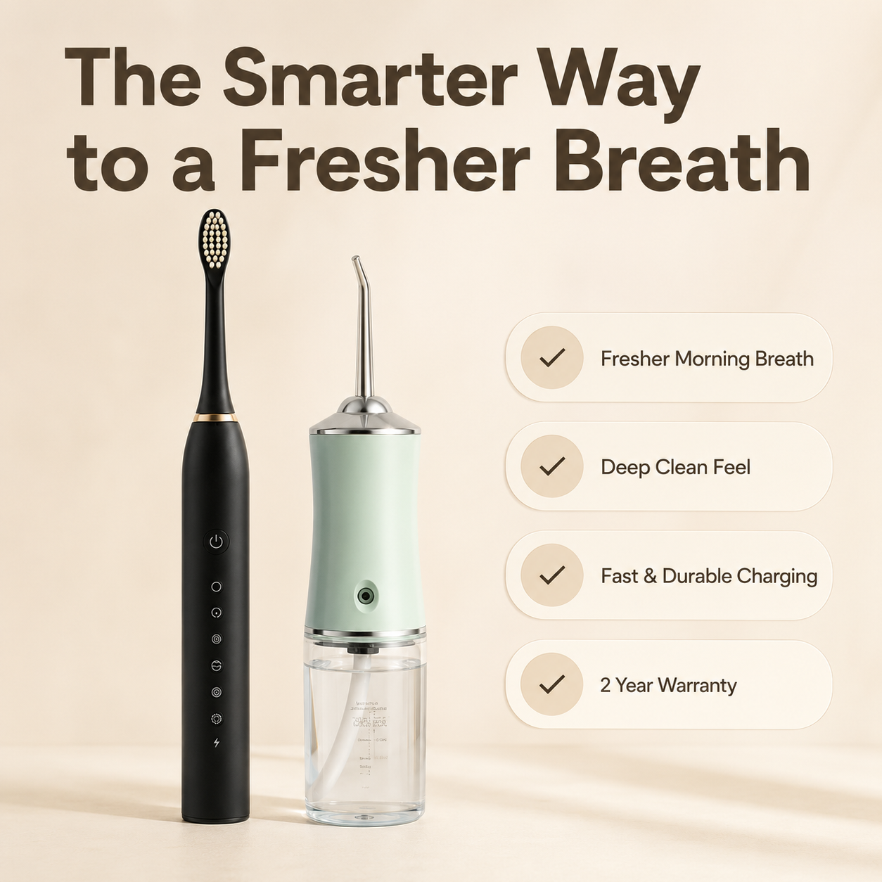 Cleanly™ Smile Sonic Toothbrush